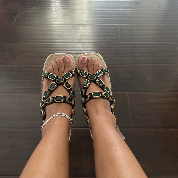 Gucci Grosgrain Espadrilles sandals NWT - Picture 6 of 9